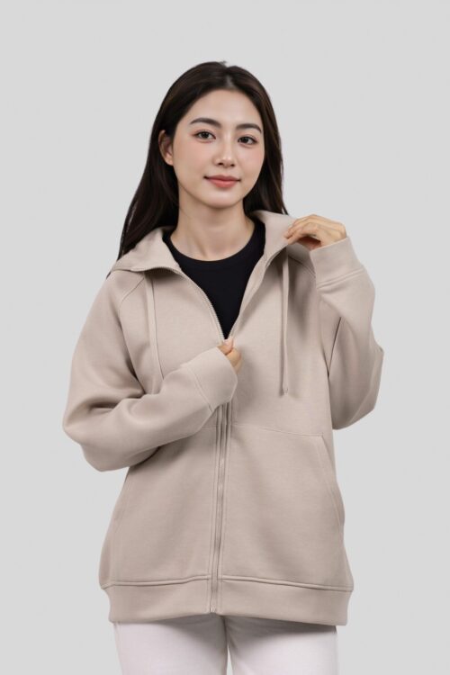 Women’s Double Face Original Slogan WOK 2063 Jacket