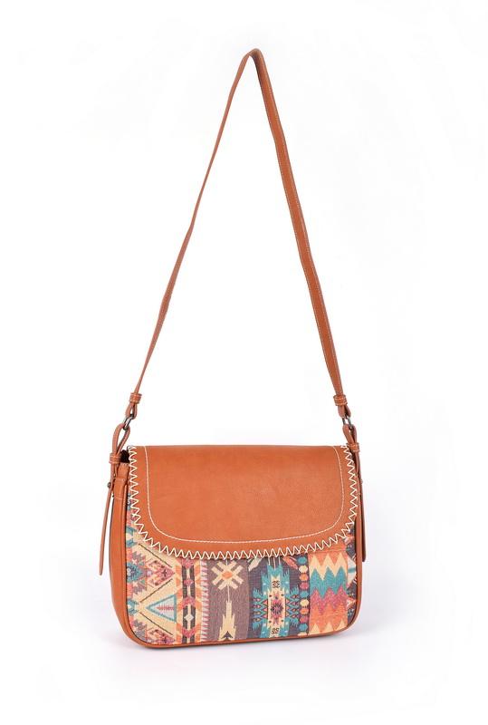 Luxury Jacquard PU leather shoulder crossbody bag classic style for men and women - summer - Image 3